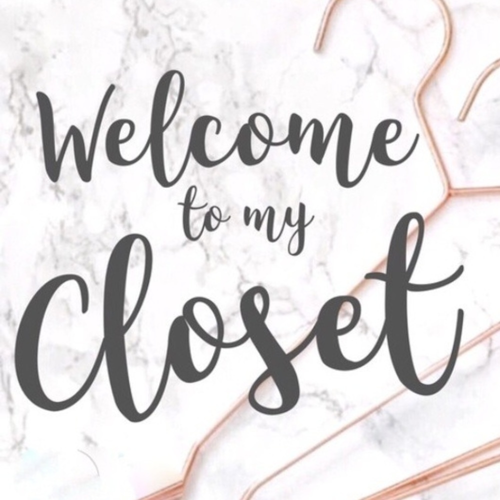 Welcome to my closet!
